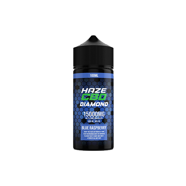 Haze CBD Diamond 15000mg CBD E-Liquid 100ml - Elixire CBD