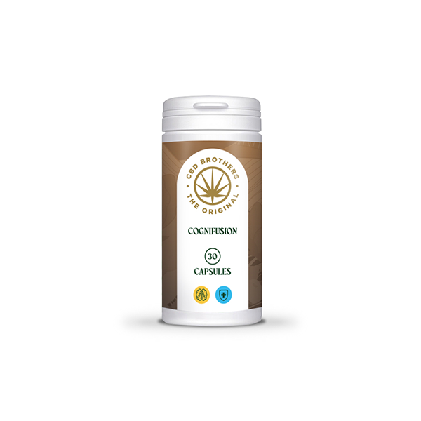 CBD Brothers Cognifusion 500mg Capsules - 30 Caps - Elixire CBD