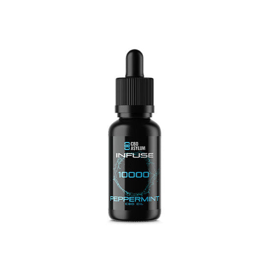 CBD Asylum Infuse 10000mg CBD Peppermint Oil - 30ml (BUY 1 GET 2 FREE) - Elixire CBD