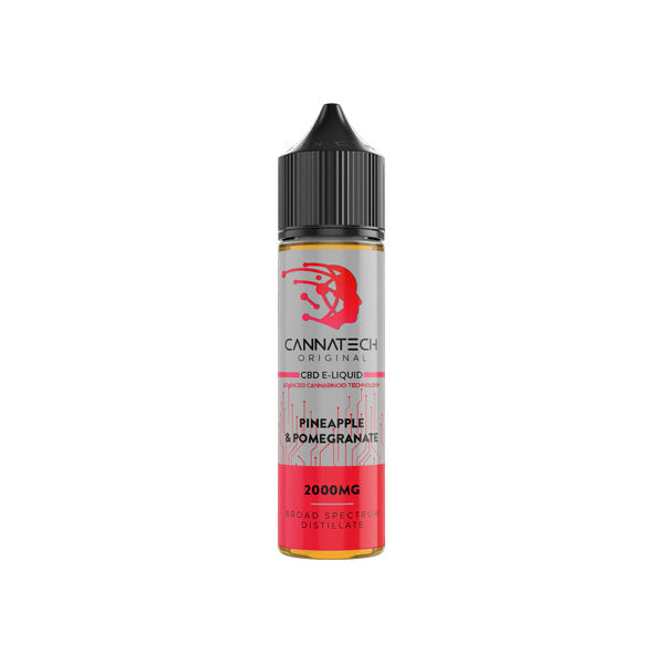 Cannatech 2000mg Broad Spectrum CBD E-liquid 50ml - Elixire CBD