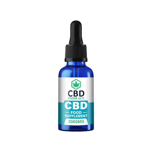 CBD Embrace 2000mg Full Spectrum CBD Food Supplement - 30ml - Elixire CBD