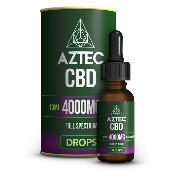 Aztec CBD Full Spectrum Hemp Oil 4000mg CBD 10ml - Elixire CBD