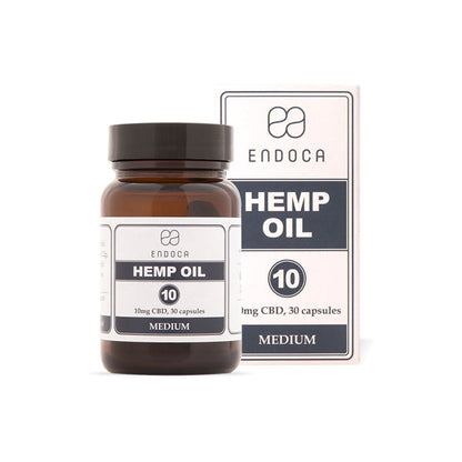 Endoca 300mg CBD Capsules Hemp Oil - 30 Soft Gel's - Elixire CBD