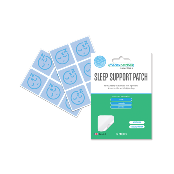 Medex Essentials Sleep Support 5HTP + Melatonin Patches - 12 Patches - Elixire CBD