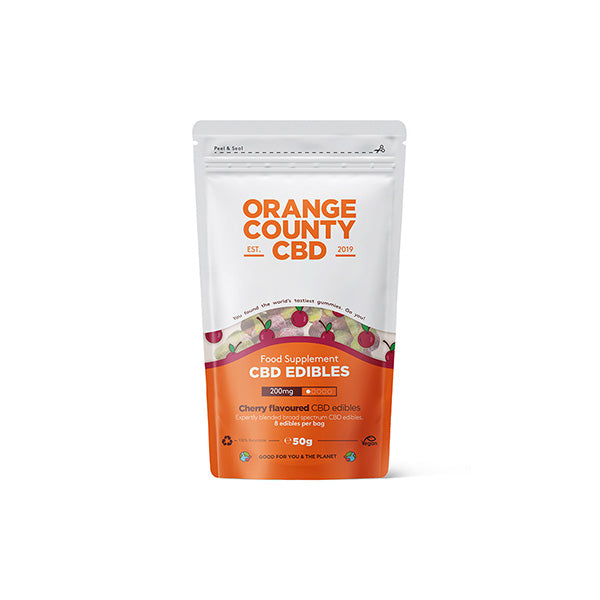 Orange County CBD 200 mg Gummikirschen – Wundertüte