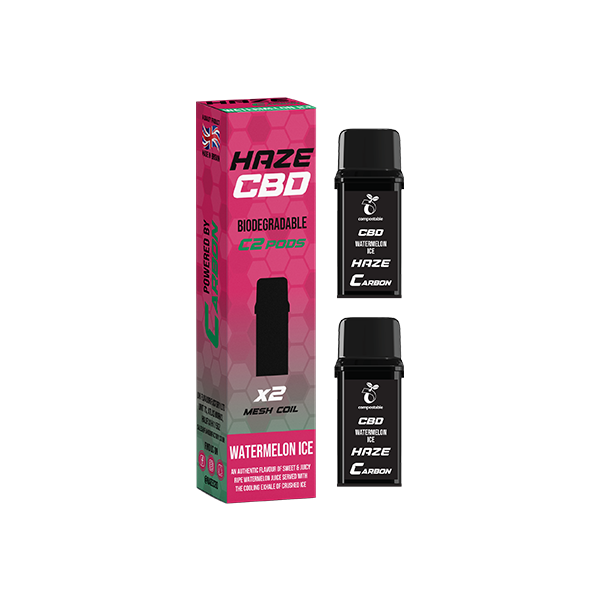 500mg Haze CBD C2 Pods - 800 puffs - Elixire CBD