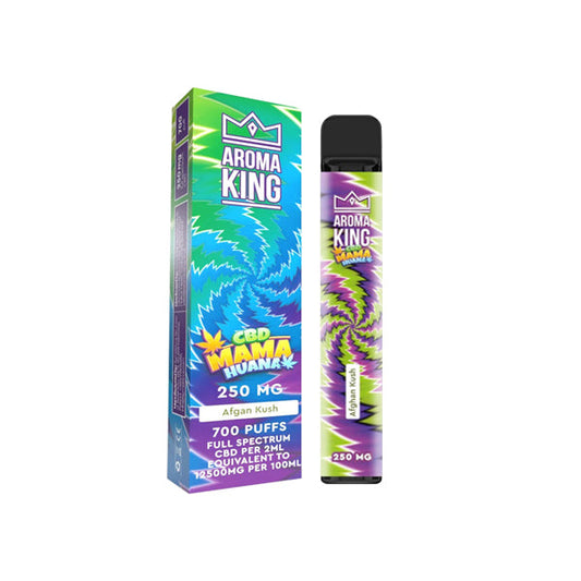 Aroma King Mama Huana 250mg CBD Disposable Vape Device 700 Puffs - Elixire CBD