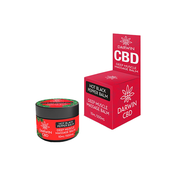 Darwin CBD 500mg Hot Black Pepper Balm - 10ml - Elixire CBD