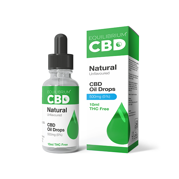 500mg Equilibrium CBD Oil 10ml - Natural Flavour - Elixire CBD