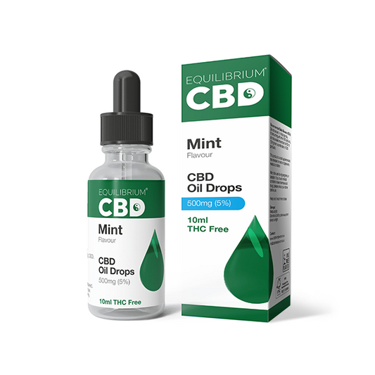 500mg Equilibrium CBD Oil 10ml - Mint Flavour - Elixire CBD