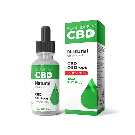 1000mg Equilibrium CBD Oil 10ml - Natural Flavour - Elixire CBD