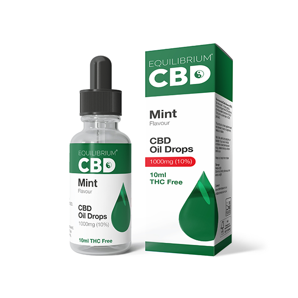 1000mg Equilibrium CBD Oil 10ml - Mint Flavour - Elixire CBD