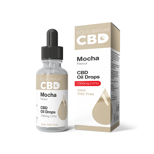 1000mg Equilibrium CBD Oil 10ml - Mocha Flavour - Elixire CBD