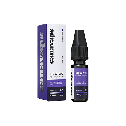 Canavape 2400mg 24% Broad Spectrum CBD & CBG Shot 10ml - Elixire CBD