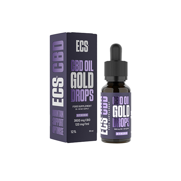 Canavape 3600mg 12% ECS CBD Oil 30ml - Elixire CBD