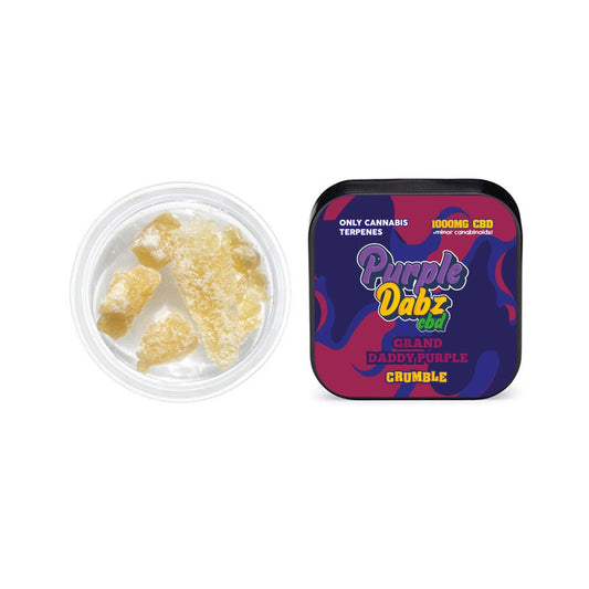 Purple Dabz by Purple Dank 1000mg CBD Crumble - Grand Daddy Purple (BUY 1 GET 1 FREE)