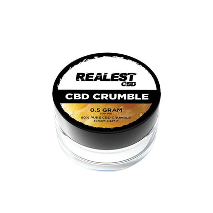 Realest CBD 500mg 80% Broad Spectrum CBD Crumble (BUY 1 GET 1 FREE)