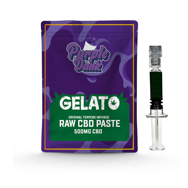 Purple Dank 1000mg CBD Raw Paste with Natural Terpenes - Gelato (BUY 1 GET 1 FREE)