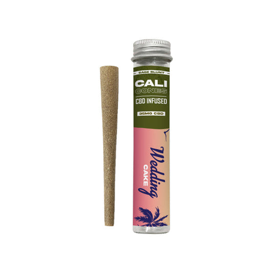 CALI CONES Sage 30mg Full Spectrum CBD Infused Cone - Wedding Cake - Elixire CBD