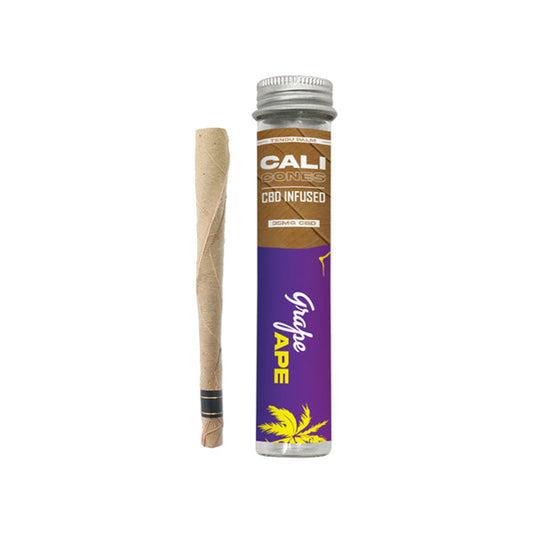 CALI CONES Tendu 30mg Full Spectrum CBD Infused Palm Cone - Grape Ape - Elixire CBD