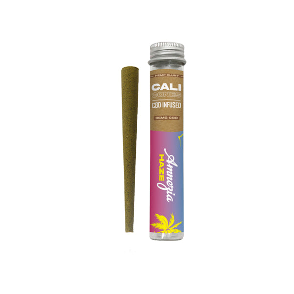 CALI CONES Hemp 30mg Full Spectrum CBD Infused Cone - Amnesia Haze - Elixire CBD