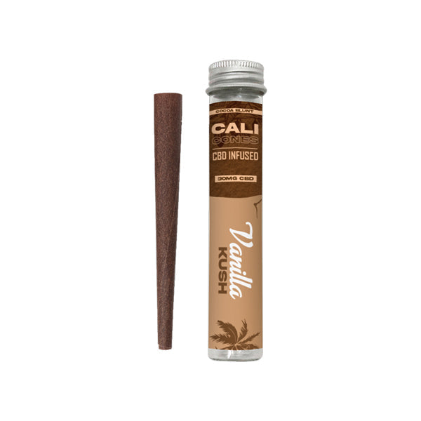 CALI CONES Cocoa 30mg Full Spectrum CBD Infused Cone - Vanilla Kush - Elixire CBD