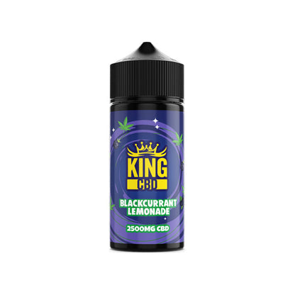 King CBD 2500 mg CBD E-Liquid 120 ml (1 KAUFEN, 1 GRATIS ERHALTEN)