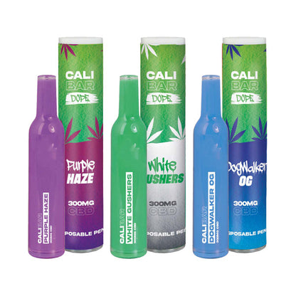 CALI BAR DOPE 300mg Full Spectrum CBD Vape Disposable - Terpene Flavoured - Elixire CBD