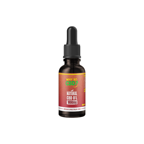 Warum also CBD? 1800 mg Breitspektrum-CBD-Naturöl – 30 ml