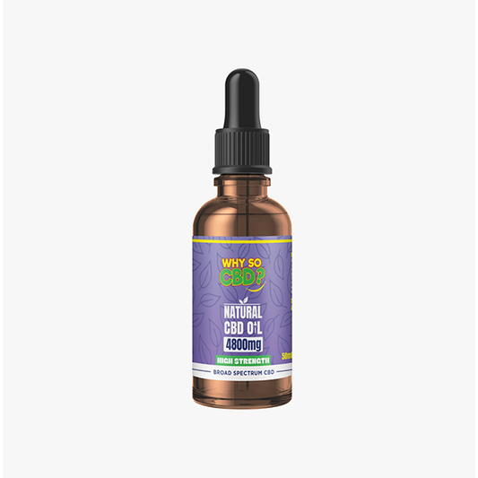 Warum also CBD? 4800 mg Breitspektrum-CBD-Naturöl – 50 ml