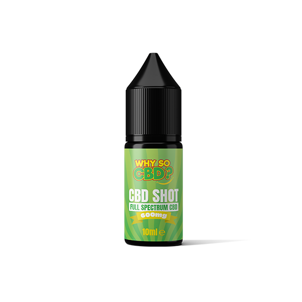 Warum also CBD? 600 mg Vollspektrum-CBD-Shot 10 ml