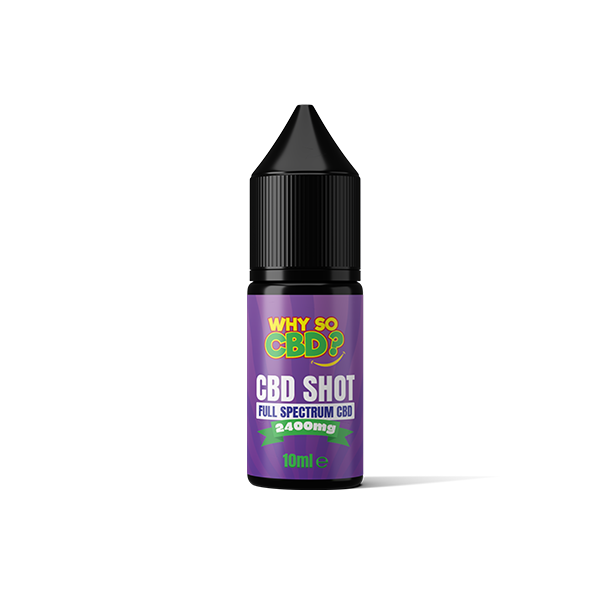 Warum also CBD? 2400 mg Vollspektrum-CBD-Shot 10 ml