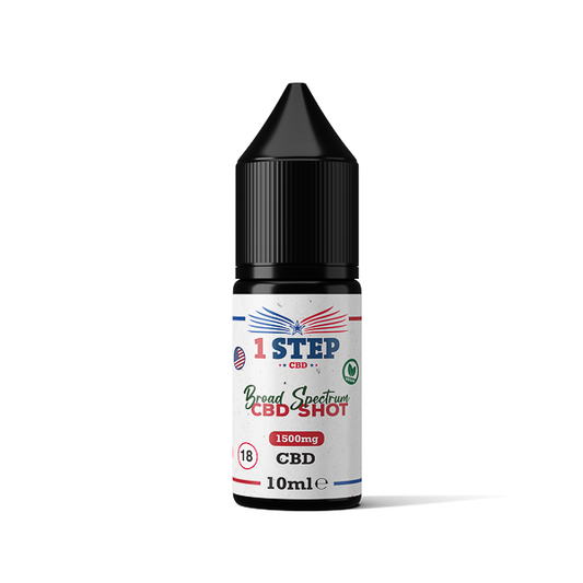 1 Step CBD 1500mg Broad Spectrum CBD Shot 10ml - Elixire CBD